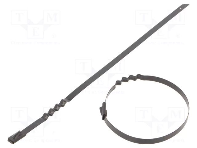 Cable tie; L: 200mm; W: 4.6mm; acid resistant steel AISI 316; 445N RAYCHEM RPG BCZ46-200