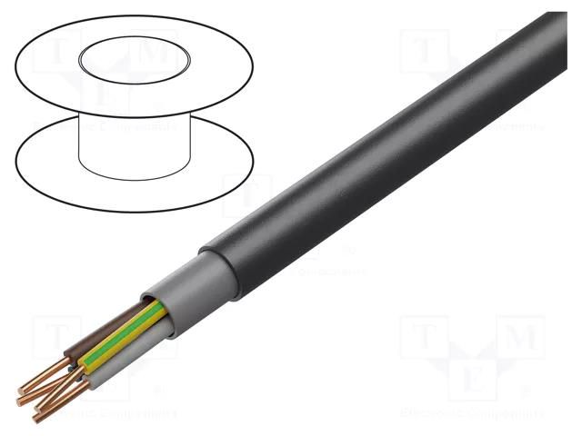 Wire: mains; BiTinstal H; 3G1.5mm2; Insulation: LSZH; Colour: black BITNER BITNER-B64050