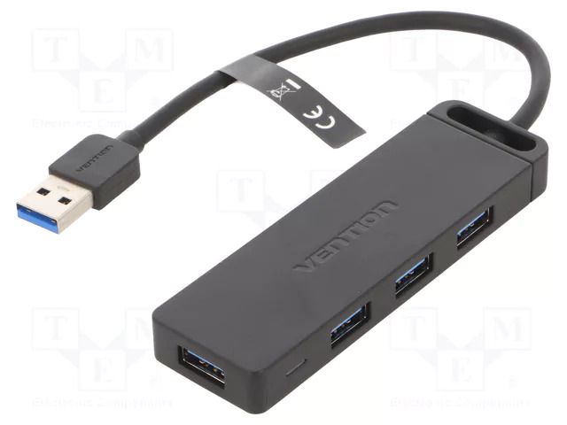 Hub USB; USB A socket x4,USB A plug,USB B micro socket; PnP VENTION CHLBB