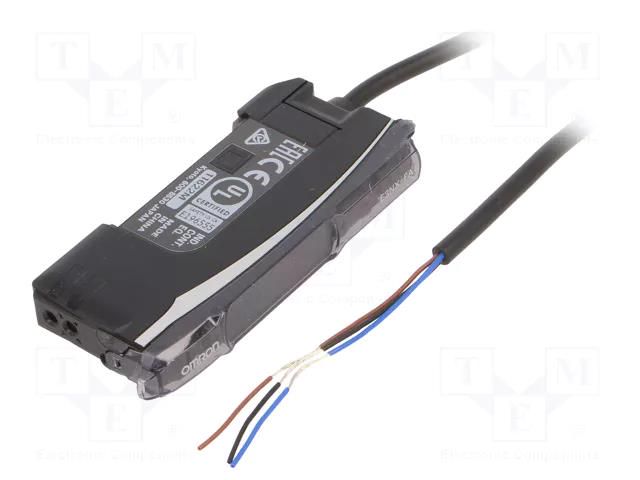 Sensor: optical fiber amplifier; PNP; Connection: lead; 2m; 100mA OMRON E3NX-FA41-2M