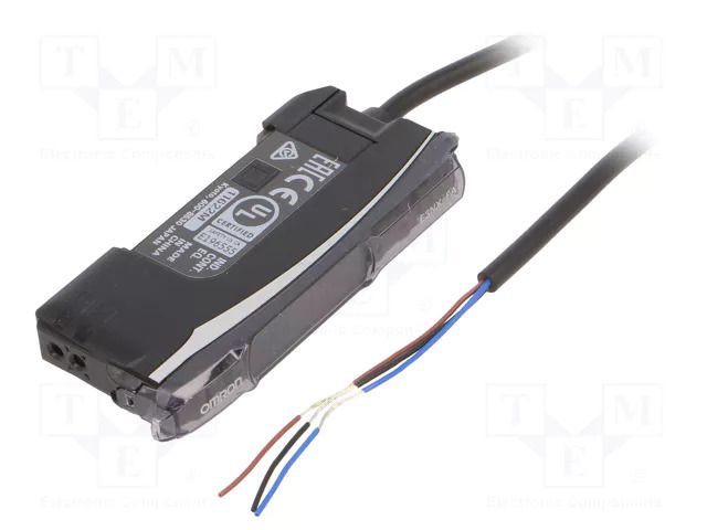 Sensor: optical fiber amplifier; PNP; Connection: cables; 2m OMRON E3NX-FA41-2M