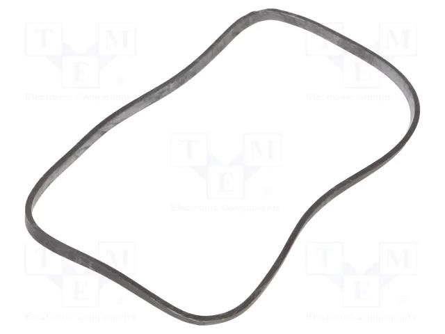 Rubber bands; ESD; 178x3.2mm; Thk: 1.6mm; 173pcs; black; <1MΩ EUROSTAT GROUP ERS-701016017