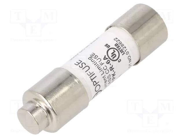 Fuse: fuse; 6A; 600VAC; 600VDC; quick blow; cylindrical,industrial OPTIFUSE FPK-R-6A