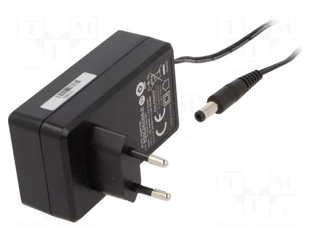 Power supply: switching; mains,plug-in; 24VDC; 1.5A; 36W; 87.33% POS POSC24150A-H-25