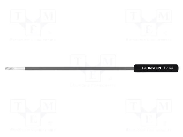Trimmer; Bit: slot; Size: 3x0.7mm; Blade length: 130mm BERNSTEIN BRN-1-154