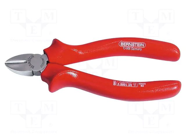 Pliers; side,cutting,insulated; 165mm BERNSTEIN BRN-13-906-VDE