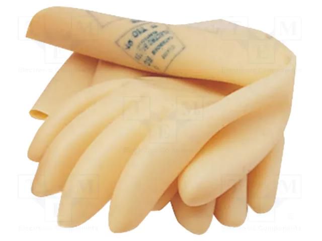 Electrically insulated gloves; Size: 10; 5kV BERNSTEIN BRN-17-501-VDE