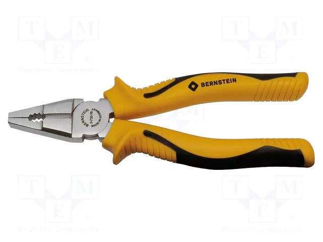 Pliers; universal; 170mm; Blade: 56-58 HRC BERNSTEIN BRN-3-732-16