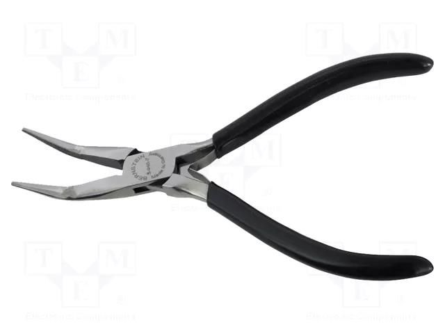 Pliers; curved,half-rounded nose,elongated; ESD; 145mm BERNSTEIN BRN-3-945-7