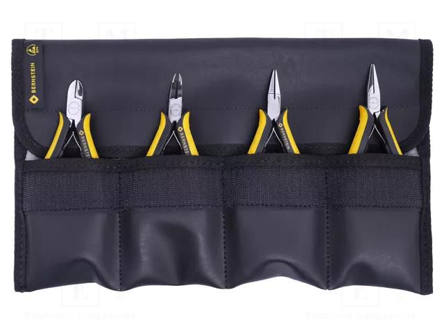 Kit: pliers; ESD; 4pcs. BERNSTEIN BRN-3-960-C