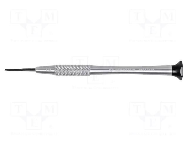 Screwdriver; precision; slot; 1x0.2mm; Blade length: 17mm BERNSTEIN BRN-4-371-AL