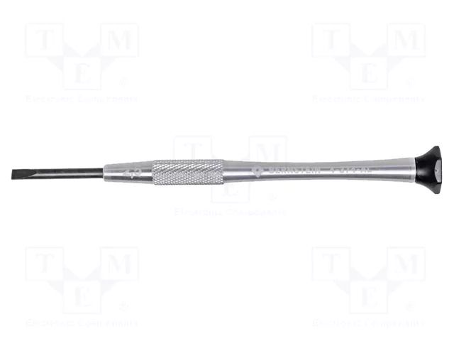 Screwdriver; precision; slot; 2.5x0.4mm; Blade length: 22mm BERNSTEIN BRN-4-374-AL