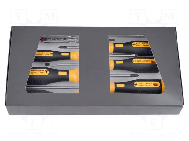 Kit: screwdrivers; Phillips,slot BERNSTEIN BRN-4-530