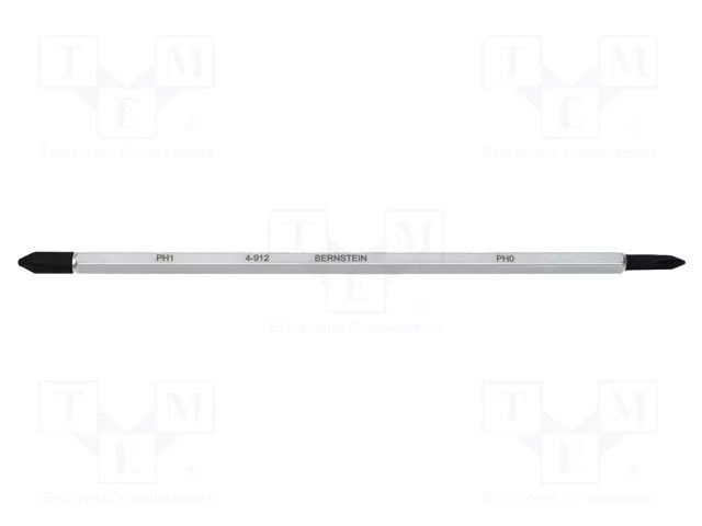 Interchangeable blade; double-sided; Phillips; PH0,PH1; 120mm BERNSTEIN BRN-4-912
