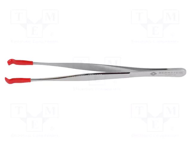 Tweezers; 145mm; Blade tip shape: round; universal BERNSTEIN BRN-5-007-5