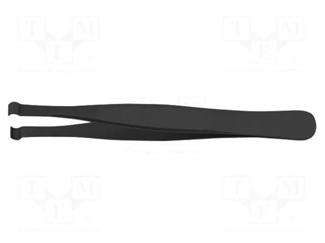 Tweezers; Blade tip shape: round; Tweezers len: 120mm; ESD BERNSTEIN BRN-5-014-7-13