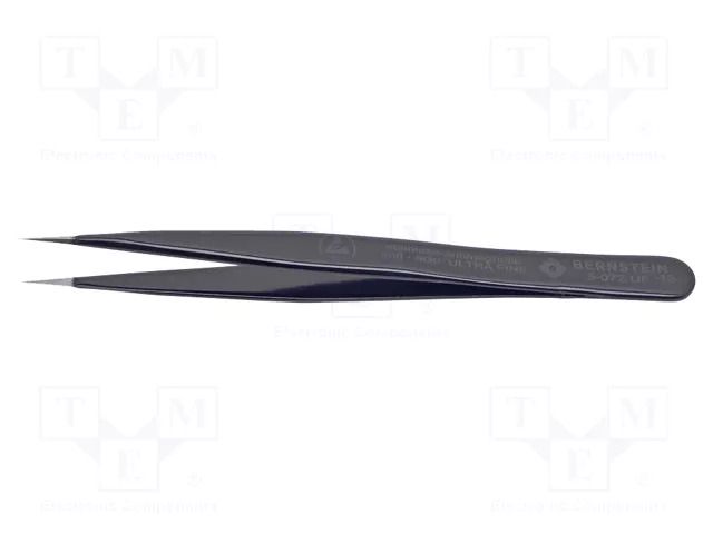 Tweezers; Blade tip shape: sharp; Tweezers len: 110mm; ESD BERNSTEIN BRN-5-072-UF-13