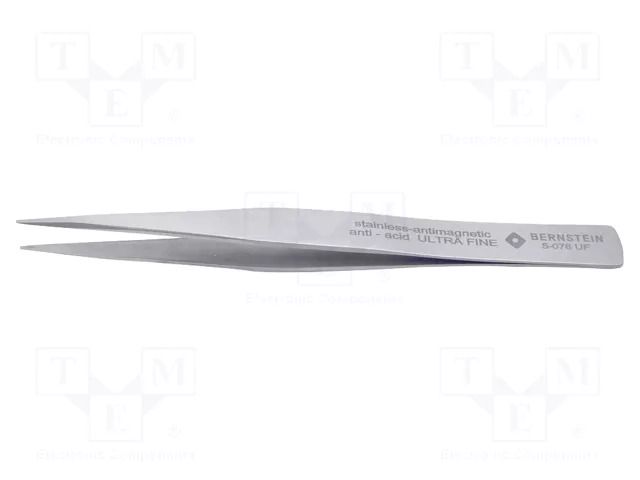 Tweezers; 130mm; Blade tip shape: sharp; universal BERNSTEIN BRN-5-078-UF