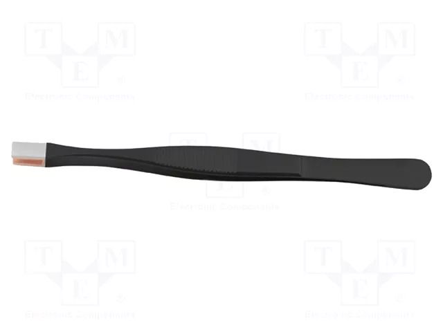 Tweezers; Blade tip shape: shovel; Tweezers len: 145mm; ESD BERNSTEIN BRN-5-114-7-13