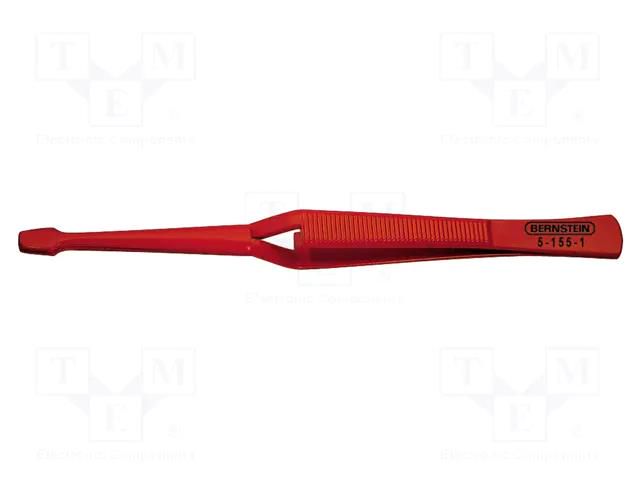 Tweezers; 160mm; Blade tip shape: shovel; universal BERNSTEIN BRN-5-155-1