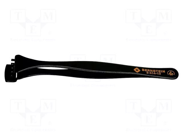 Tweezers; Tweezers len: 130mm; positioning components,SMD; ESD BERNSTEIN BRN-5-414-13