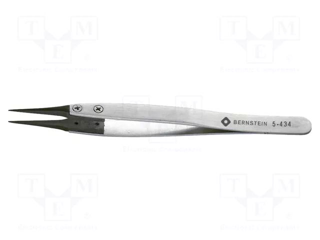 Tweezers; replaceable tips; Blade tip shape: sharp; ESD BERNSTEIN BRN-5-434