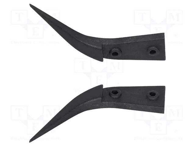 Spare part: tip; Blade tip shape: sharp; Blades: curved; ESD; 2pcs. BERNSTEIN BRN-5-437-0