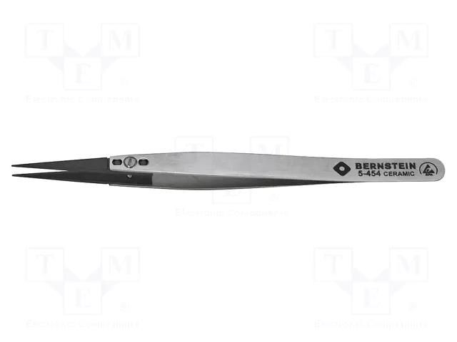 Tweezers; replaceable tips; Blade tip shape: sharp; ESD BERNSTEIN BRN-5-454