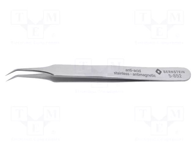 Tweezers; 110mm; Blades: curved,narrowed; Blade tip shape: sharp BERNSTEIN BRN-5-852