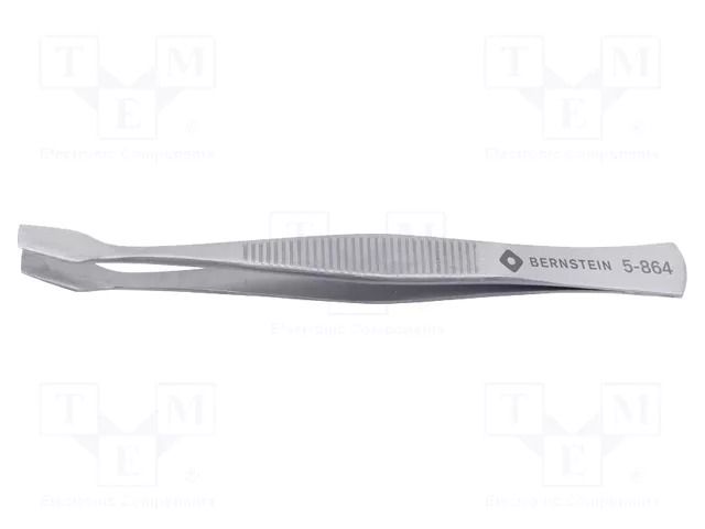 Tweezers; 105mm; Blades: curved; Blade tip shape: shovel BERNSTEIN BRN-5-864