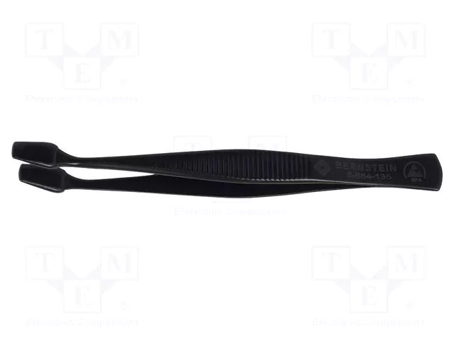 Tweezers; Blade tip shape: shovel; Tweezers len: 105mm; ESD BERNSTEIN BRN-5-864-135