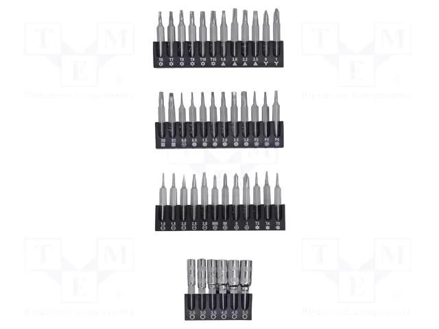Kit: screwdriver bits; 42pcs. BERNSTEIN BRN-6-340-3