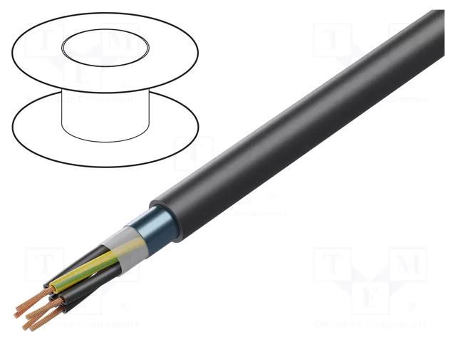 Wire; BiT 500 (ST) BLACK FR; 12G0.75mm2; shielded,Al-PET foil BITNER BITNER-SB2444