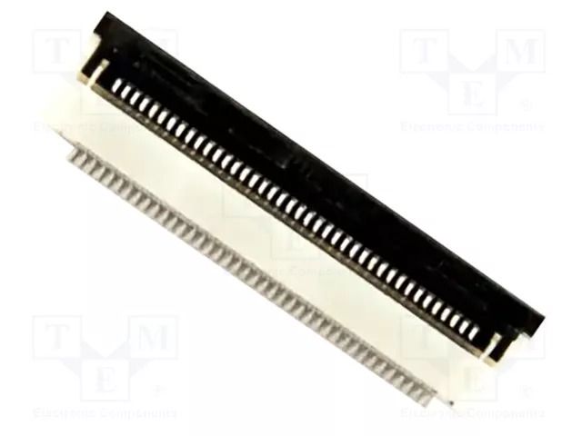 Connector; PIN: 54; ZIF FFC; 0.5mm; Type: bottom contacts Riverdi ZIF0554DH-CF25