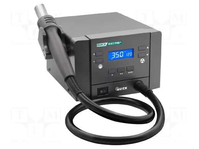 Hot air station; digital,with push-buttons; 1000W; 100÷500°C QUICK QUICK-862DW+