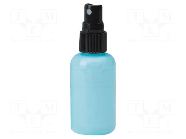 Cleanroom acces: dosing bottles; blue (bright); polyurethane ANTISTAT ATS-146-0022
