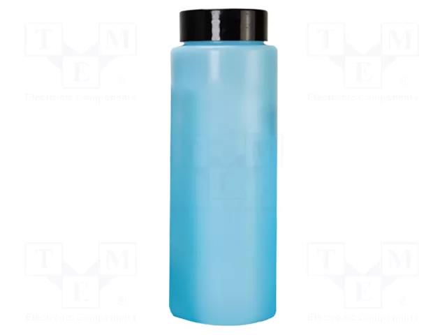 Cleanroom acces: dosing bottles; blue (bright); polyurethane ANTISTAT ATS-146-0039