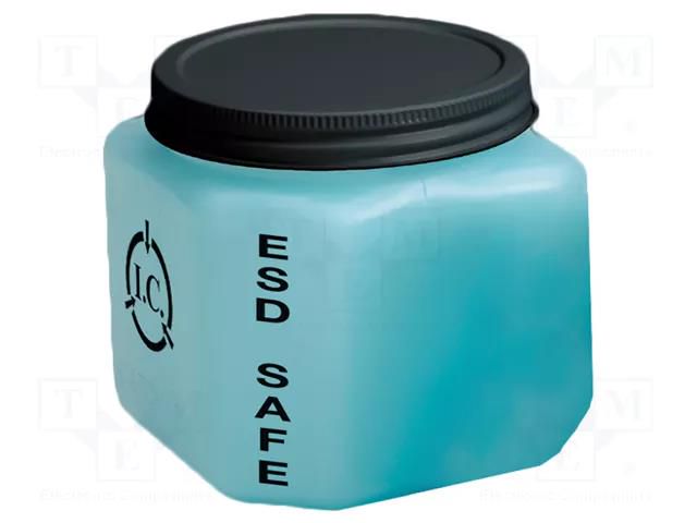 Cleanroom acces: dosing bottles; 454ml; dissipative; ESD; 1÷10GΩ ANTISTAT ATS-146-0064