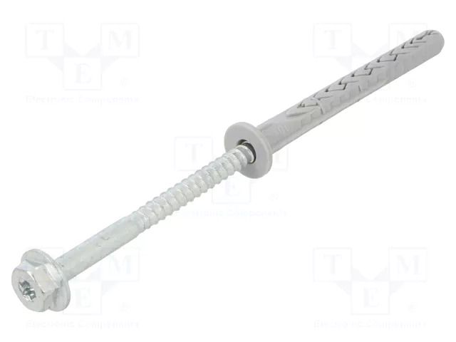 Plastic anchor; with screw; 10x100; zinc-plated steel; SXRL-FUS FISCHER FISCHER-522720