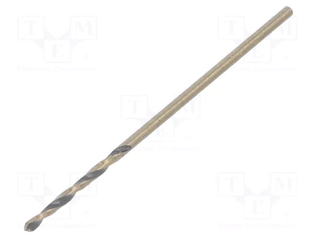 Drill bit; for metal; Ø: 1mm; high speed steel PROLINE PRE-79010
