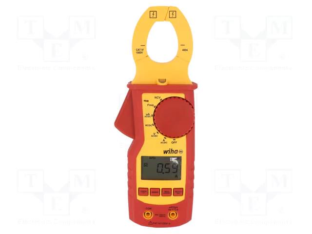 Meter: multifunction; VAC: 1000V; I AC: 400uA÷400A; VDC: 1500V; 40MΩ WIHA WIHA.45219