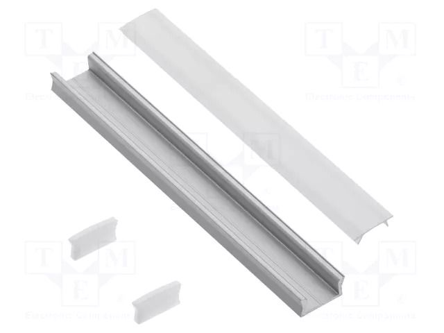 Profiles for LED modules; 1m; GLAX; aluminium; surface; anodized GTV Poland GTV-ZGLAXMNOMZ-1M