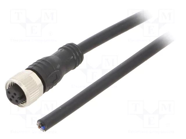 Cable: for sensors/automation; M12; PIN: 5; straight; 10m; plug ABB 2TLA020056R1000