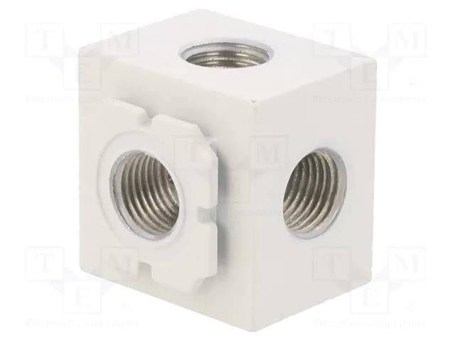 Separating cube; Flowmatik 1/8"-1/4" PNEUMAT FMKOS-1814