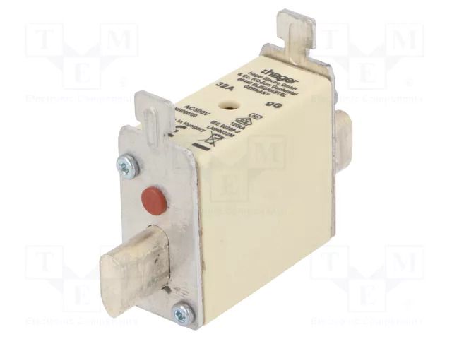 Fuse: fuse; 32A; 500VAC; gG; industrial; NH000 HAGER LNH0032M