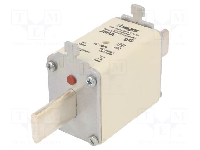 Fuse: fuse; 200A; 500VAC; gG; industrial; NH1 HAGER LNH1200M