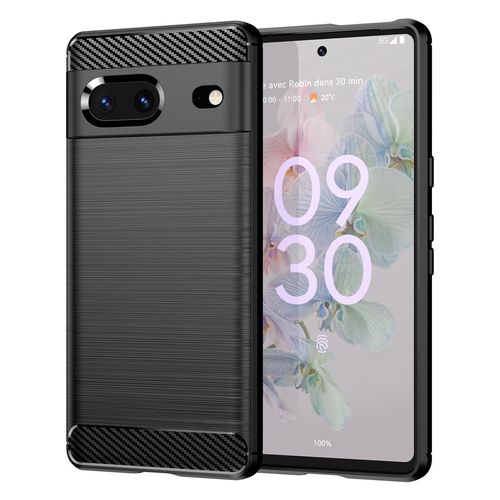 Carbon Case flexible cover for Google Pixel 7 black, Hurtel 5907769341427 5907769341427