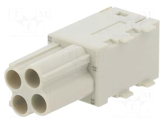 Connector: HDC; module; female; Han-Modular® Domino; PIN: 4; Han E® HARTING 09149042101