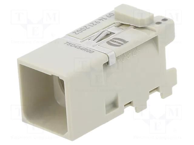 Connector: HDC; module; male; Han-Modular® Domino; PIN: 1 HARTING 09149212002