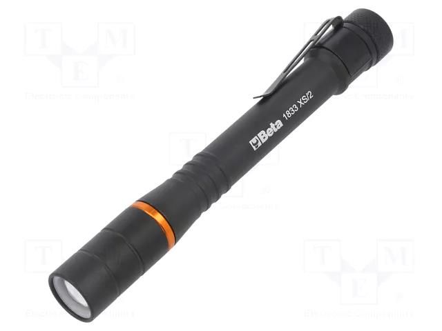 Torch: LED; 133mm; 200lm; black; IP66 BETA BE1833XS/2